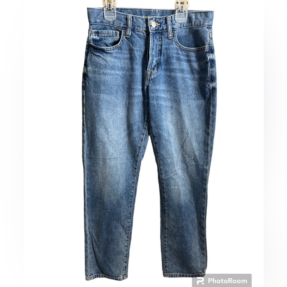 Aeropostale Straight Denim Jeans with Hidden Button Fly Size 27/28 Retro Casual
